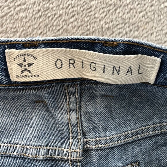 2 Arizona Mens Jeans Size 36X30 Authentic Original Blue Denim Straight Casual - Picture 3 of 16